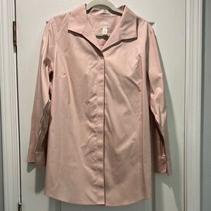 Chico’s No Iron Tunic Button Up